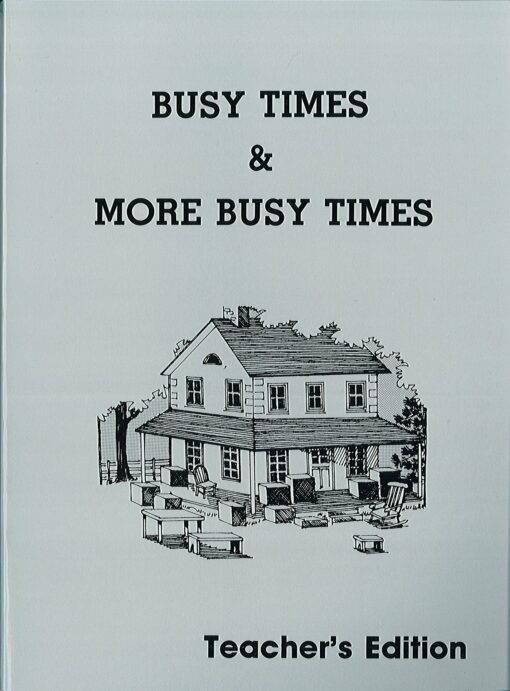 Busy Times and More Busy Times Workbooks - Teacher's Manual