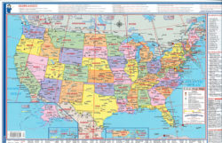USA Desk Map